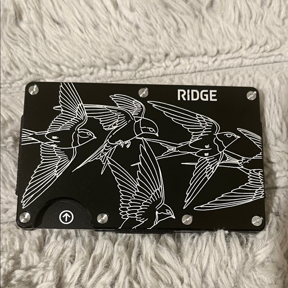 Ridge Black Key & Card Holder